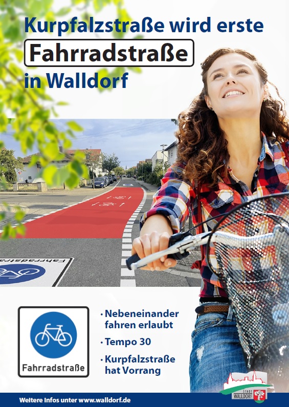 Einladung zur Informationsveranstaltung Fahrradstraße Kurpfalzstraße