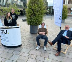 Kampagne „Du bist Tourismus“ auf der Drehscheibe in Walldorf zu Gast