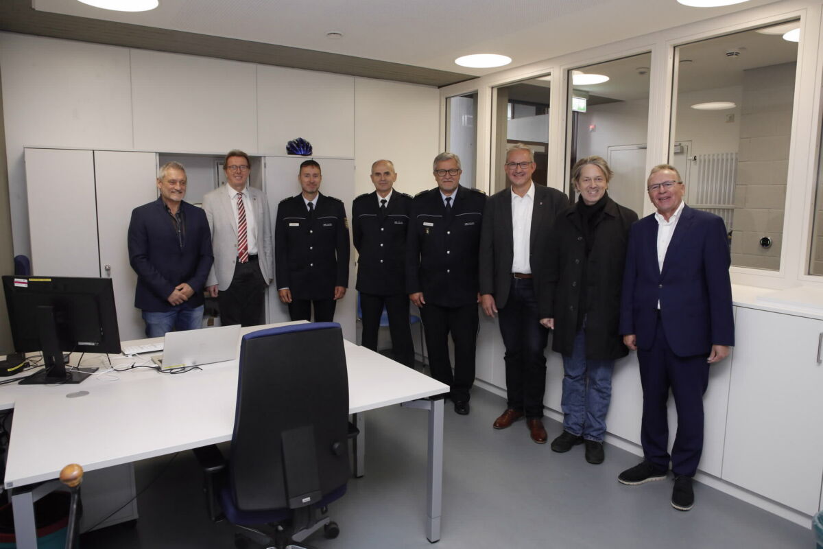 Feierliche Übergabe des sanierten und umgebauten Polizeipostens Walldorf