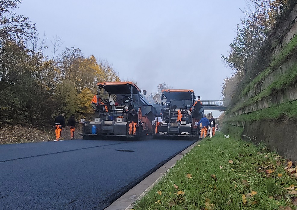 B 39: Fahrbahndeckenerneuerung zwischen Rauenberg und Mühlhausen