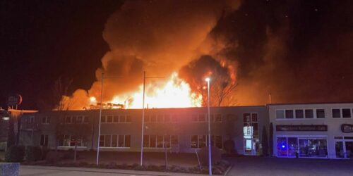 Foto: Stadt Walldorf - Brand Bäckerei Rutz Denzember 2022