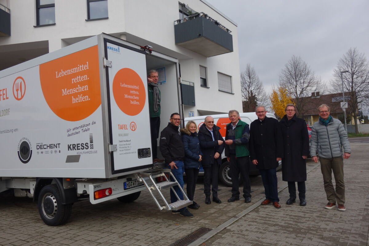 Ein neues Kühlfahrzeug für die Tafel Walldorf