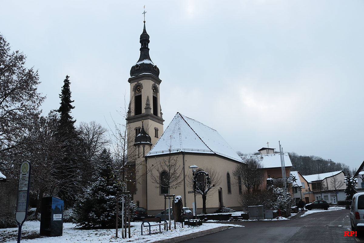 Wiesloch Schatthausen – Winterspaziergang durch das verschneite Kraichgauer Dorf