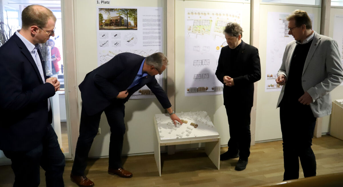 „Vier Häuser für Walldorf“ – Architekenwettbewerb entschieden