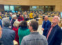 Demokratietour zu Daniel Borns Arbeitsplatz im Landtag
