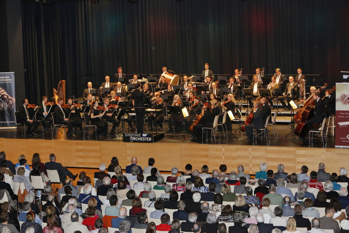 Fulminantes Neujahrskonzert mit dem SAP Sinfonieorchester zugunsten des Hospiz Agape