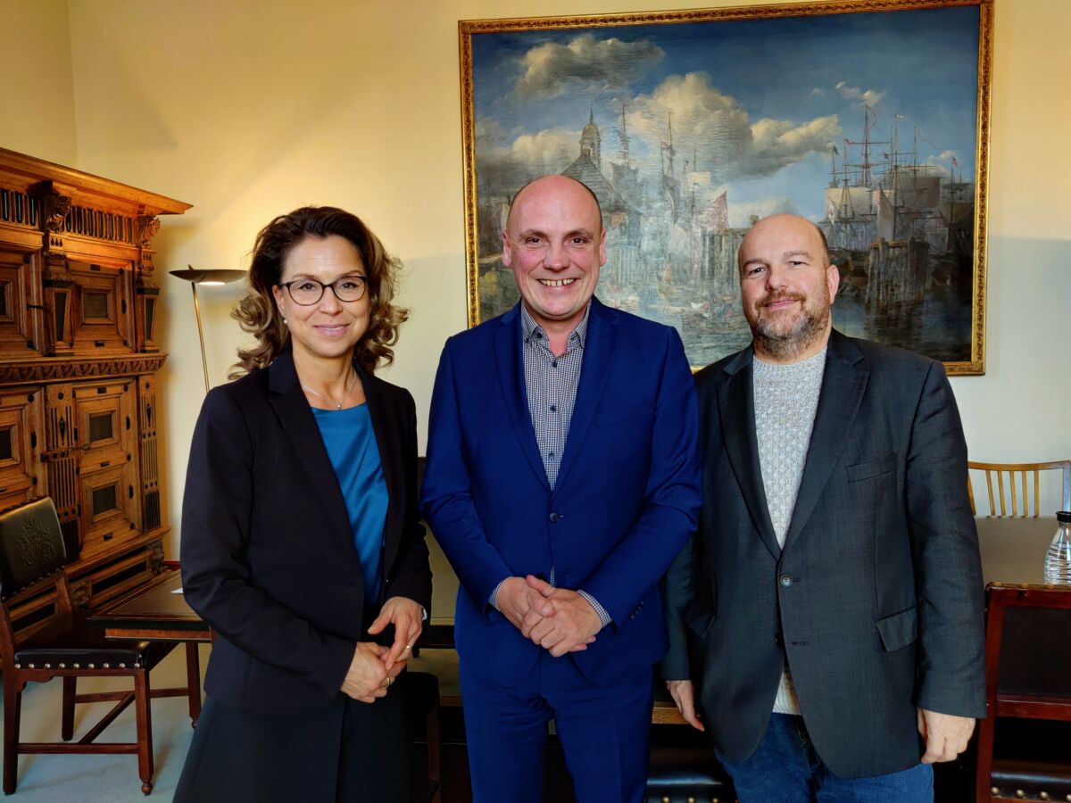 Schwetzinger Landtagsabgeordneter Daniel Born auf Besuchstour in Hamburg