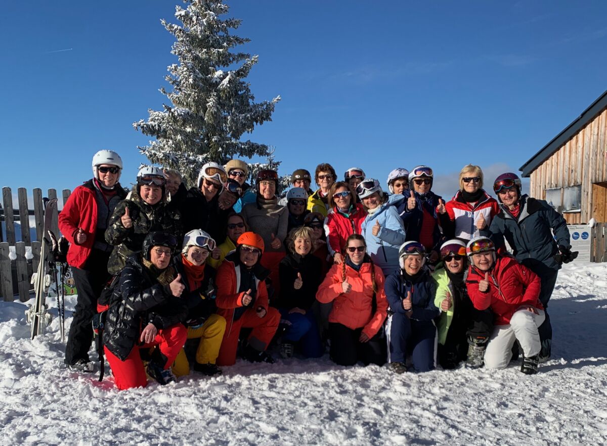 SC Wiesloch und SC Heidelberg gemeinsam Skifahren