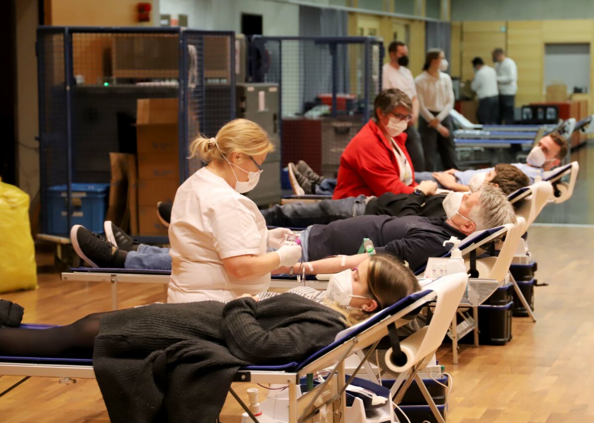 240 Anmeldungen zur Blutspende in der Astoria-Halle