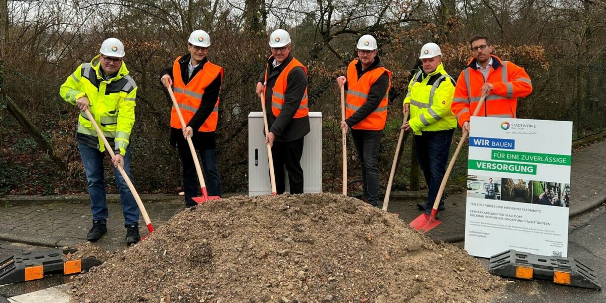 Startschuss für das Projekt Dachständerrückbau der Stadtwerke Walldorf