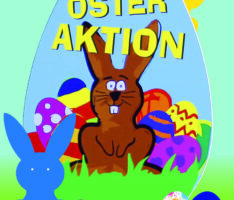 Die Osterhasen treiben es bunt in Walldorf