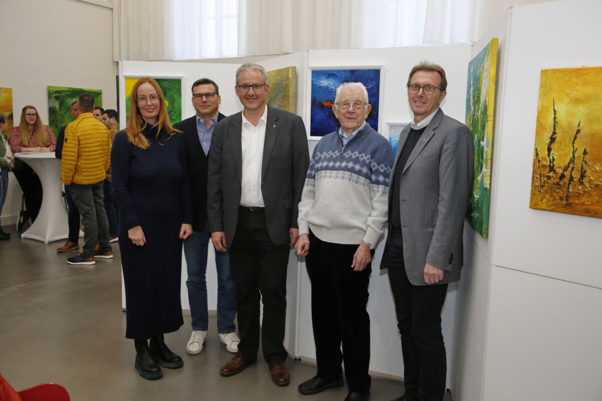 Gottfried Keim stellt in der ehemaligen Synagoge aus