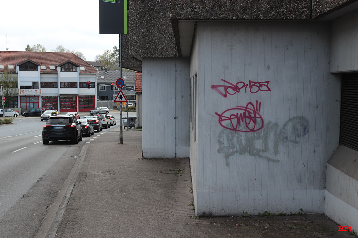 Illegale Graffiti auch in Wiesloch – Massive Sachbeschädigung – Zeugen und Geschädigte gesucht – Erster Tatverdächtiger verhaftet