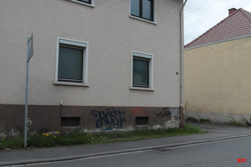 Illegale Graffiti in Altwiesloch