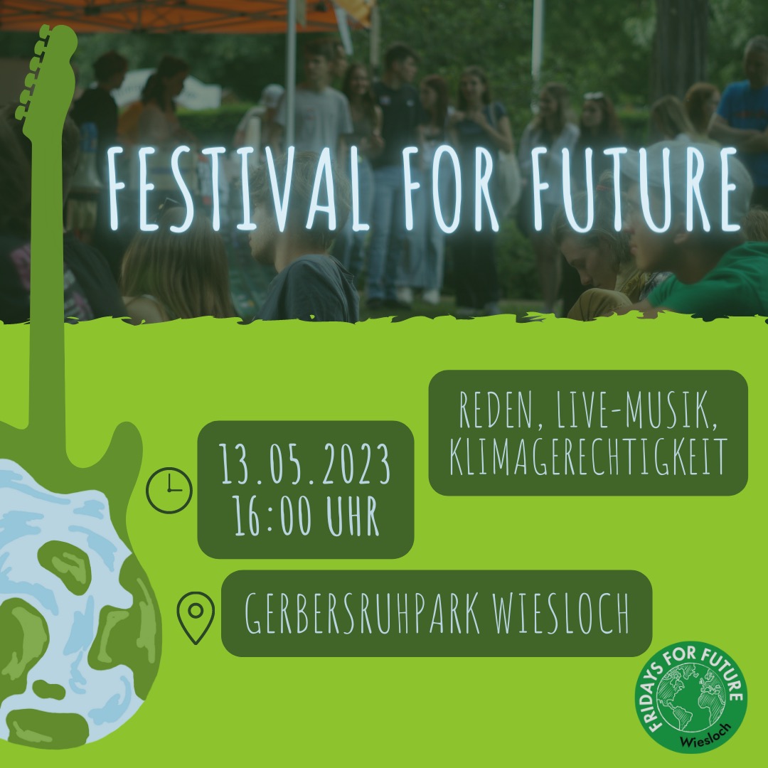 Festival for Future im Gerbersruhpark