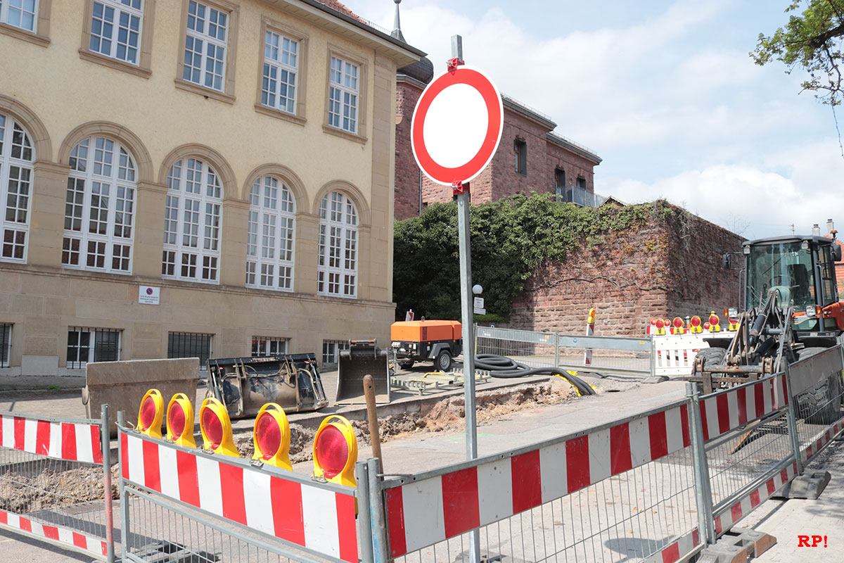 Strassensanierungen in Wiesloch – Baufortschritt in der Bergstrasse