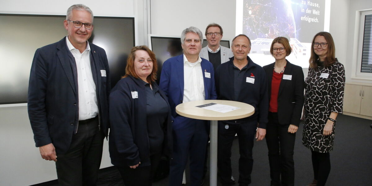 Unternehmerlunch der Stadt Walldorf in den Räumen der Firma LAMTEC