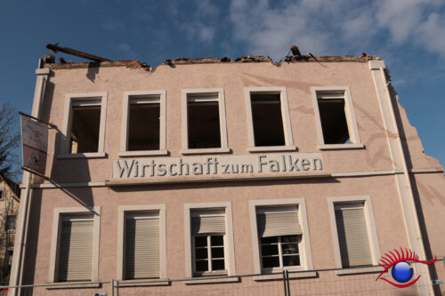 Abbruch "Zum Falken" in Baiertal