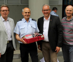 Klaus Oestreicher, langjähriger Leiter des Polizeipostens Walldorf, geht in den Ruhestand