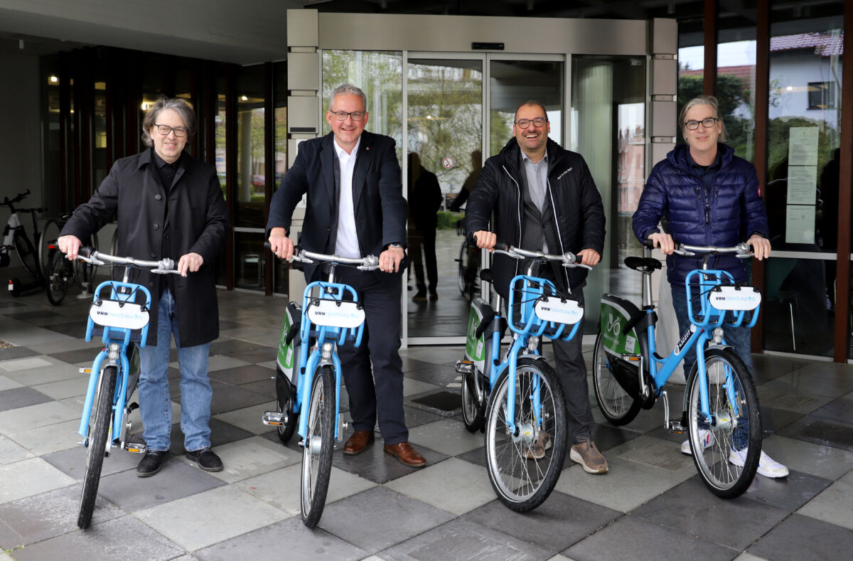 VRNnextbike startet in Walldorf mit 50 Mietfahrrädern