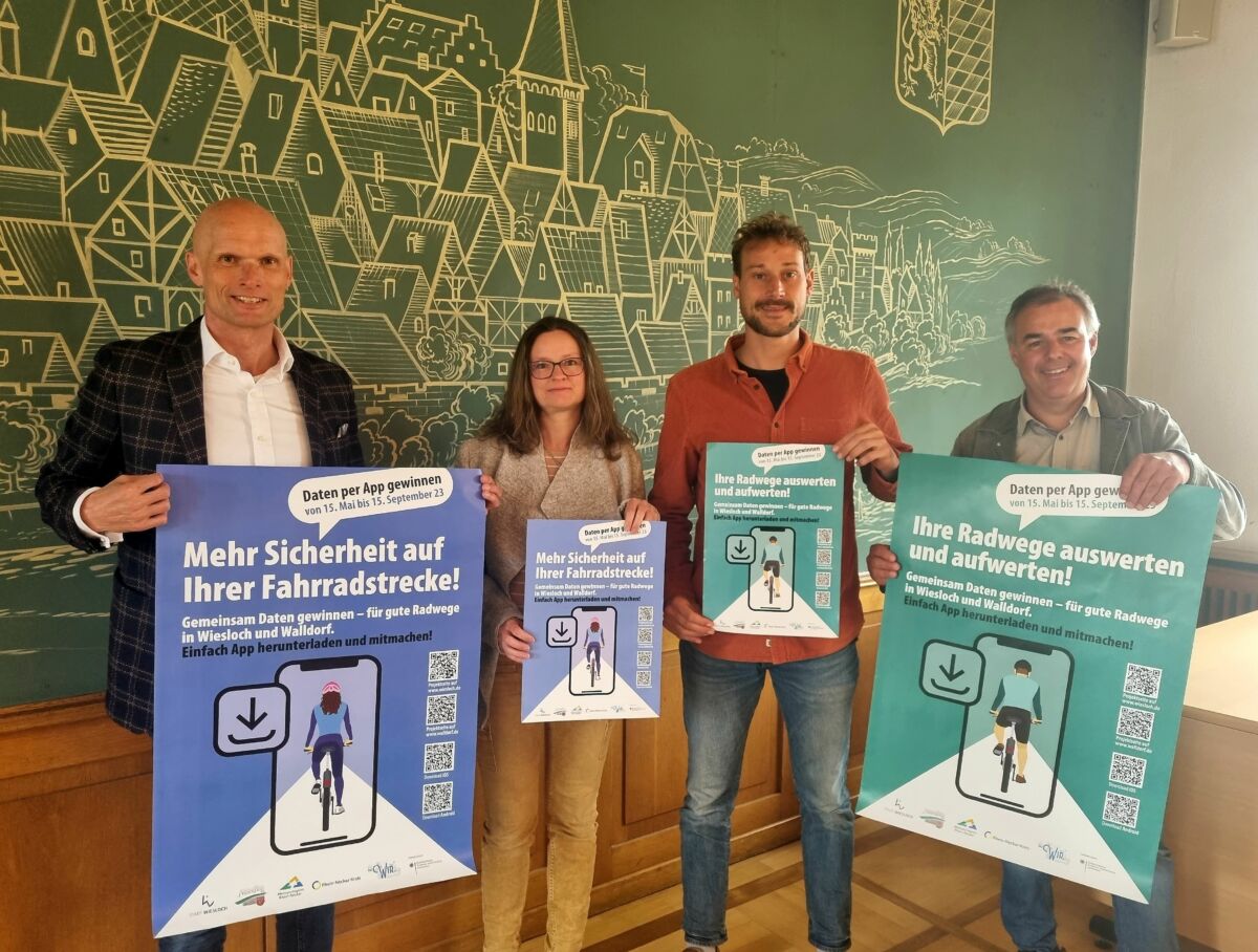 Gemeinsam Daten sammeln  für gute Radwege in Walldorf und Wiesloch