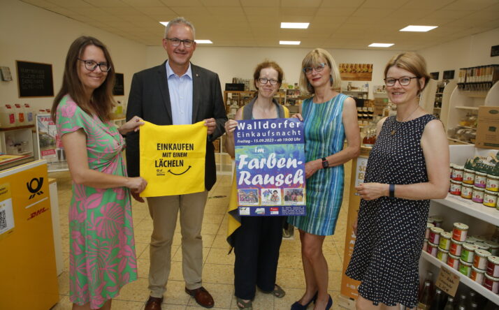 „Walldorf im Farbenrausch“ – Einkaufsnacht am Freitag, 15.09., verspricht ein buntes Vergnügen