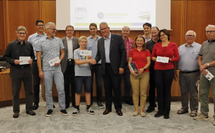 Platz eins fürs Gymnasium und die Tischtennisgemeinschaft beim Stadtradeln 2023