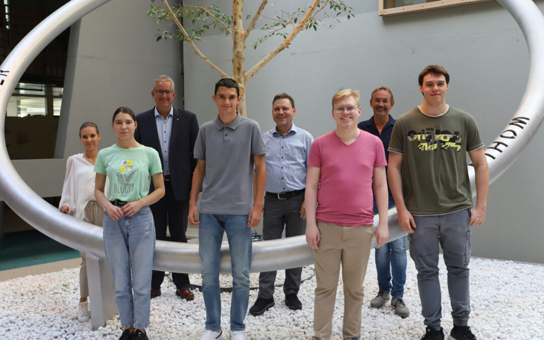 Stadt Walldorf begrüßt ihre neuen Auszubildenden