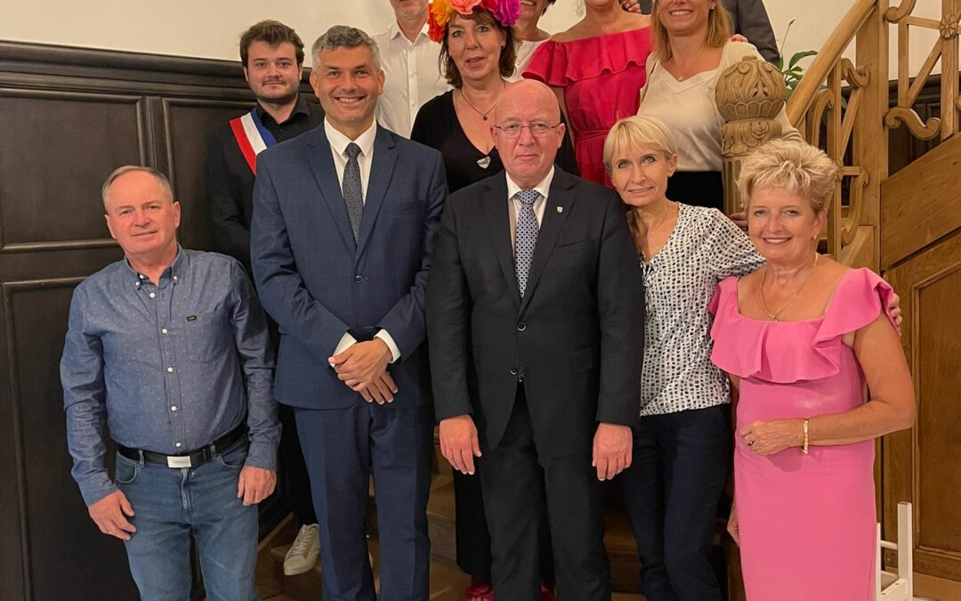 Arbeitsbesprechung in Zabkowice Slaskie