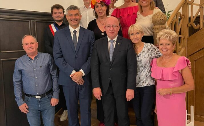 Arbeitsbesprechung in Zabkowice Slaskie