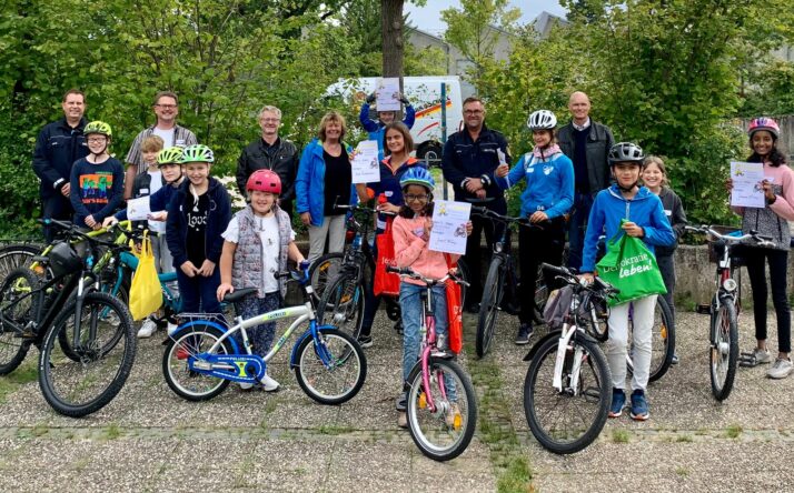 Ferienspaß: Fahrradparcours für Kinder