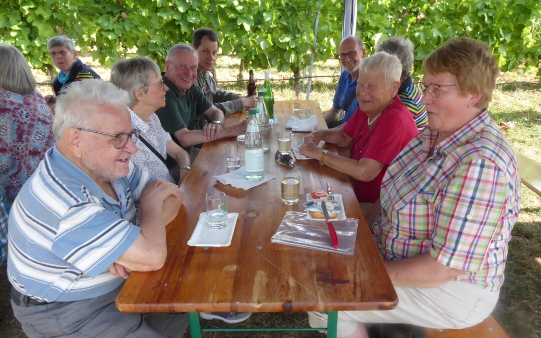 Wingerte durchwandert und Wein genossen