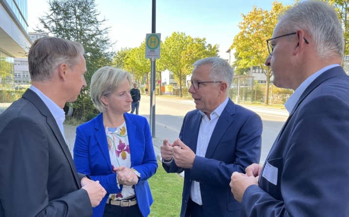 Besuch von Ministerin Dr. Nicole Hoffmeister-Kraut bei SAP und HDM