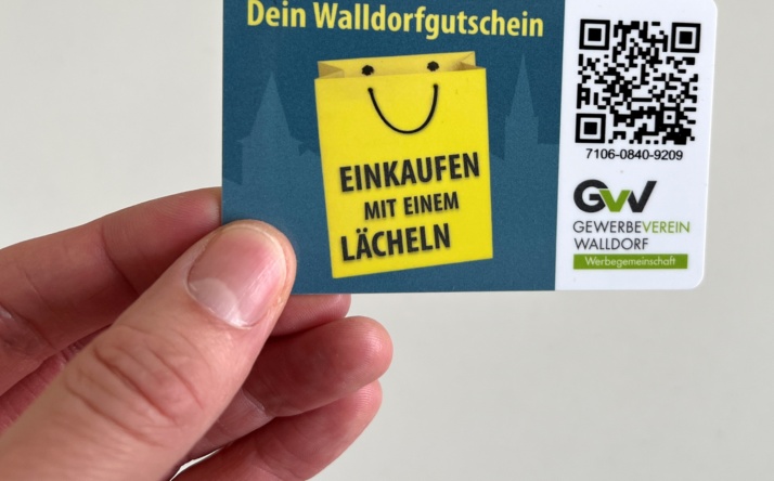 Walldorf: Stadt unterstützt den Walldorfgutschein