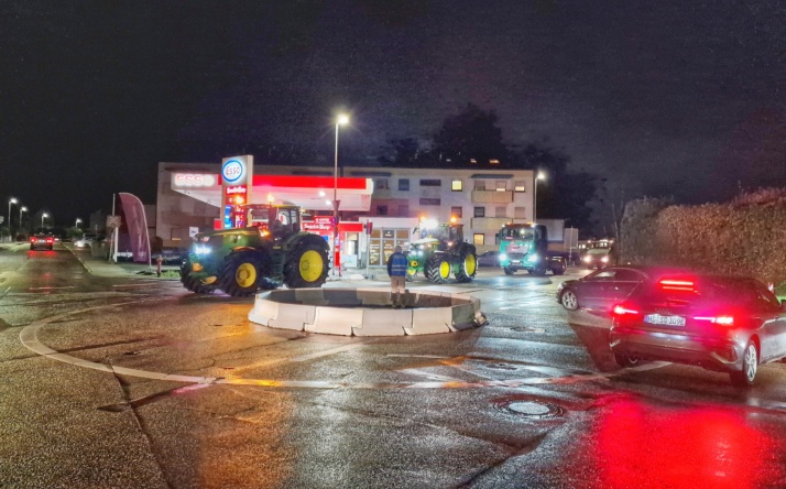 Rhein-Neckar-Kreis: Erste Verkehrsbeeinträchtigungen durch Traktoren und LKW