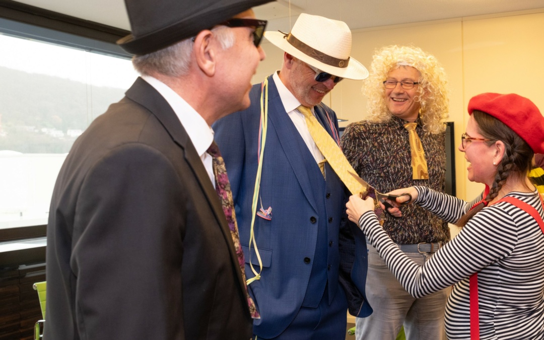 Närrisches Treiben im Landratsamt Rhein-Neckar-Kreis