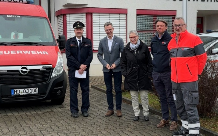 SPD-Bundestagsabgeordneter Lars Castellucci vor Ort in Malsch