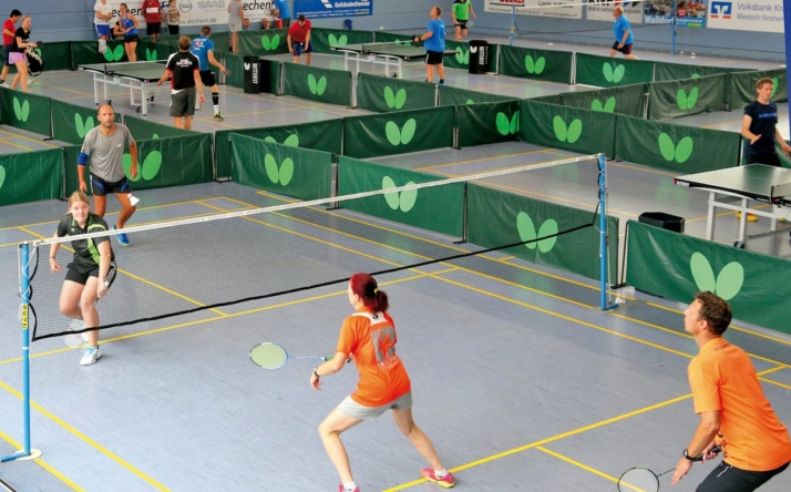 Badminton, Tennis, Squash und Tischtennis: Racketlon German Open in Nußloch