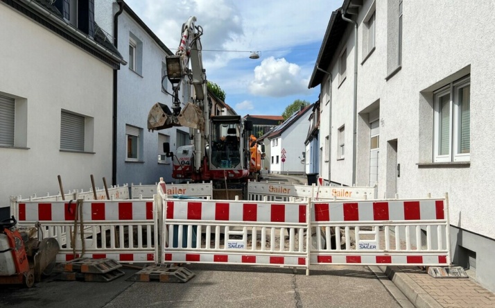 Walldorf: Vollsperrung in der Schulstraße