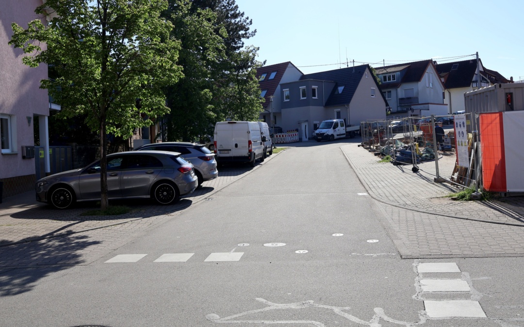 Vollsperrung der Ziegelstraße in Walldorf