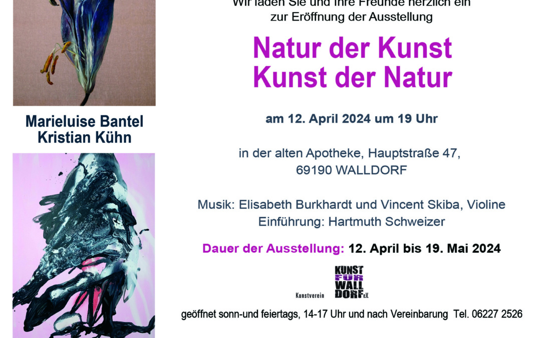 KUNST DER NATUR & NATUR DER KUNST