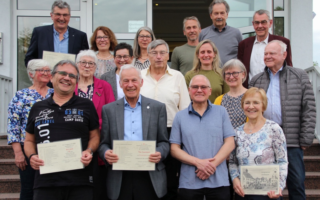 Ehrungsabend bei der TG Sandhausen