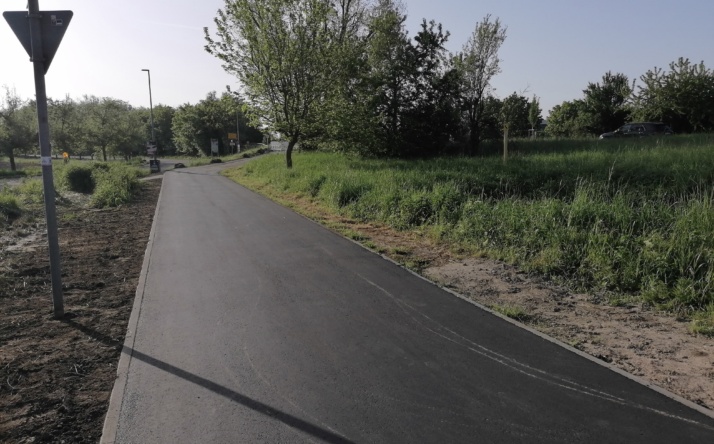 Arbeiten am Radweg rund um den Impexkreisel beendet