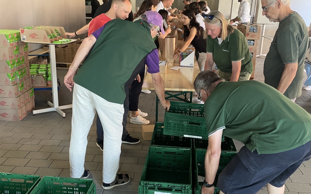 Die Firma John Deere für die Tafel Walldorf im Einsatz