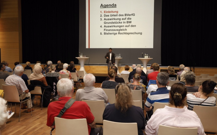 Info-Veranstaltung: Neue Grundsteuer als „gefühlte Ungleichbehandlung“