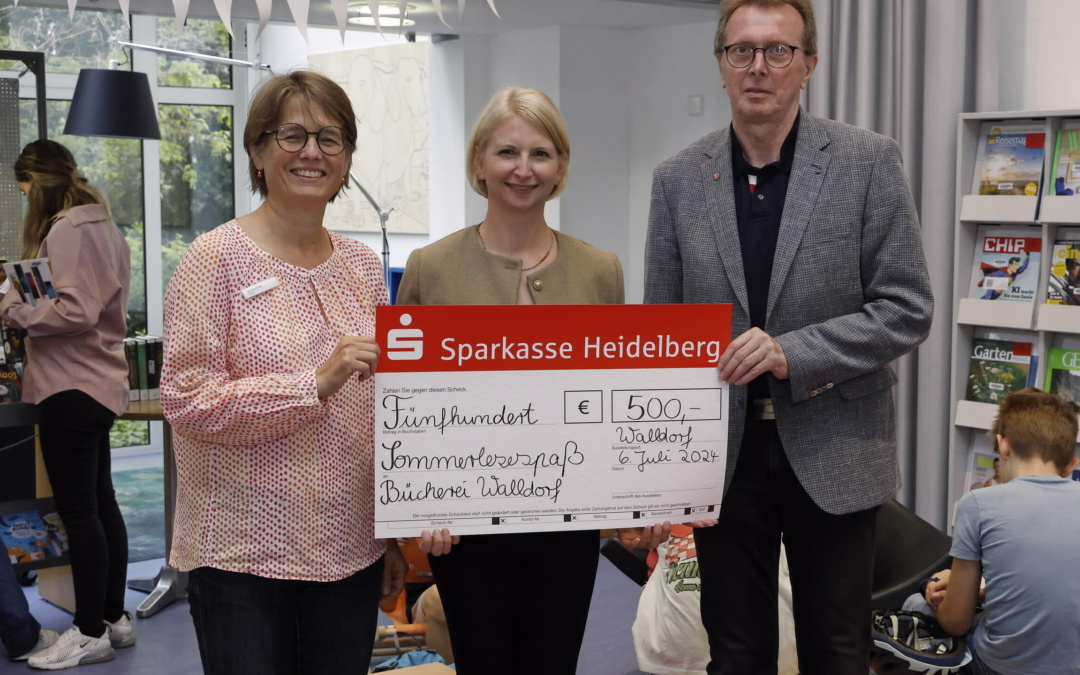 Stadtbücherei Walldorf: Sommerleseevent lockt mit Büchern und vielen Preisen