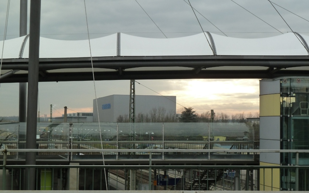 Baumaßnahme am Bahnhof Wiesloch-Walldorf