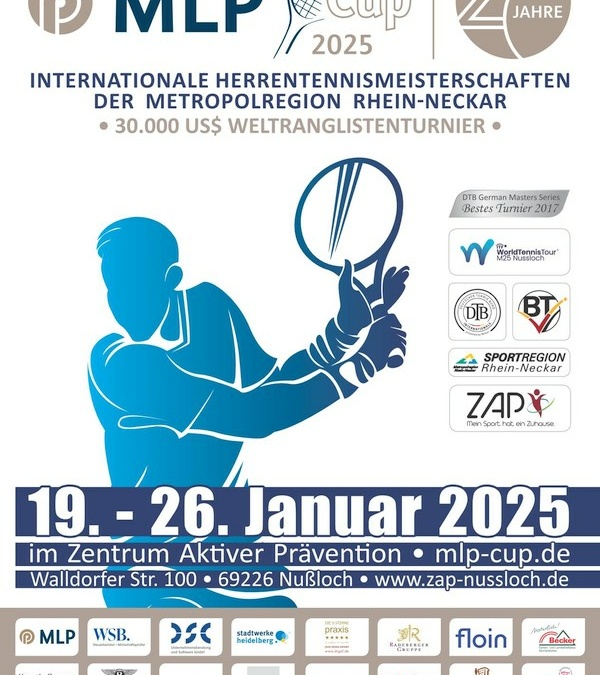 Tennis-Turnier der Extraklasse: MLP-Cup feiert 20-jähriges Jubiläum in Nußloch