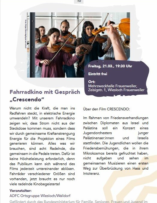 Filmvorführung gegen Rassismus in Wiesloch