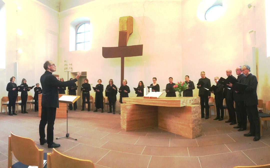 Heidelberger Motettenchor singt „Tristis est anima mea“ in Wiesloch